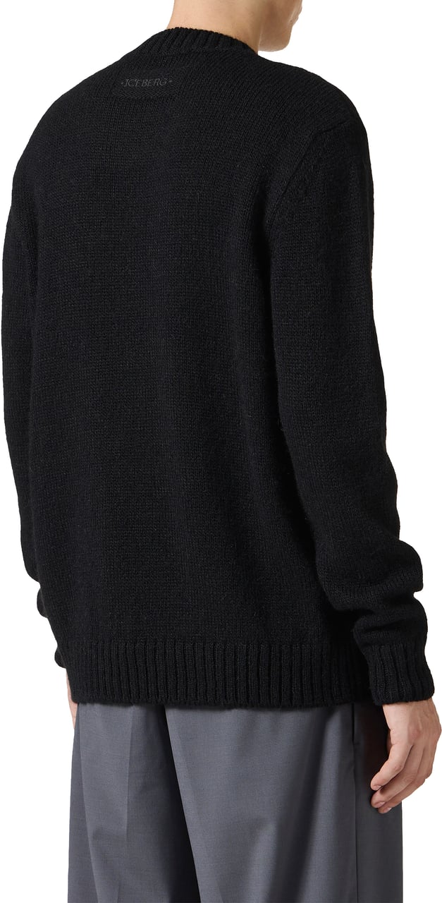 Iceberg Sweaters Black Zwart