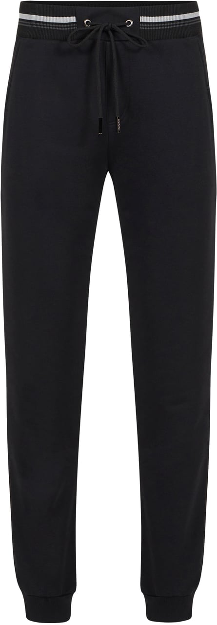 Iceberg Dark black jogger in sustainable fleece with embossed Iceberg logo Zwart