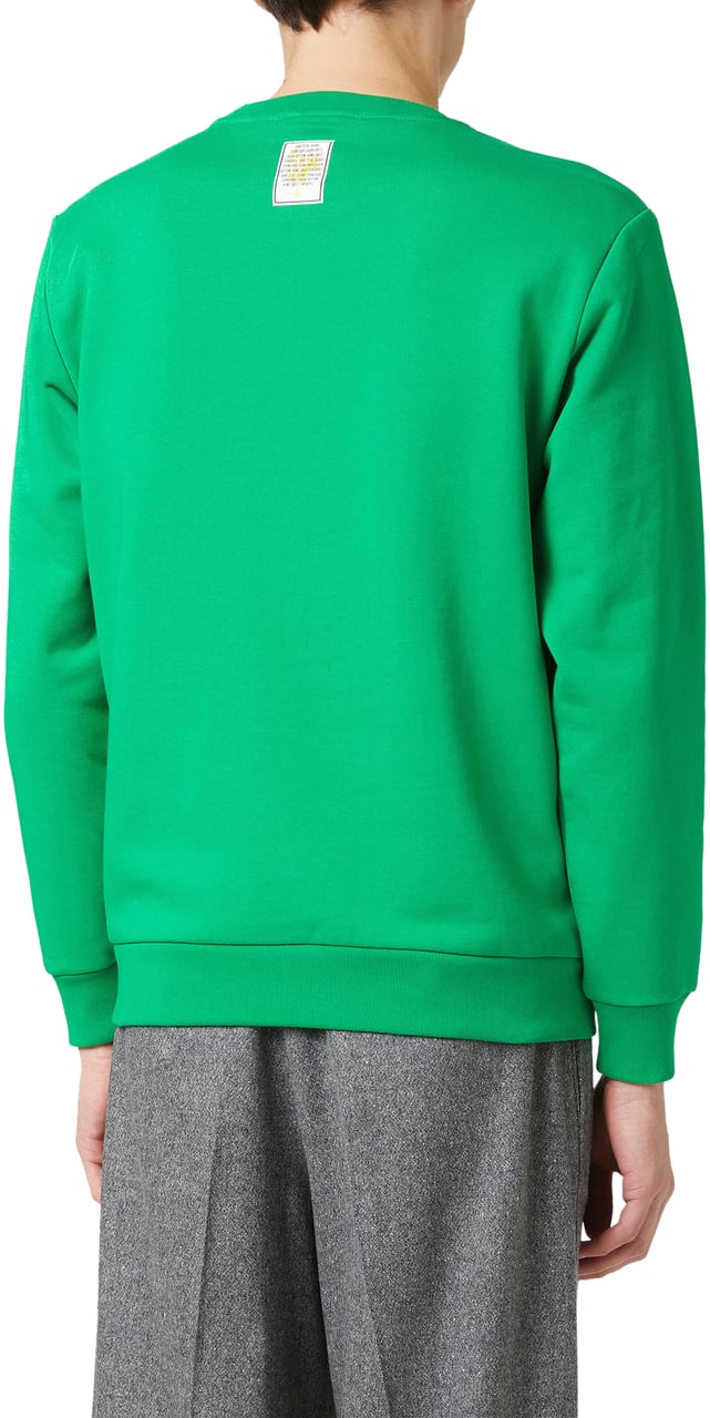 Iceberg Slim fit crewneck sweatshirt in lettuce green with SpongeBob prints and embroidery Groen