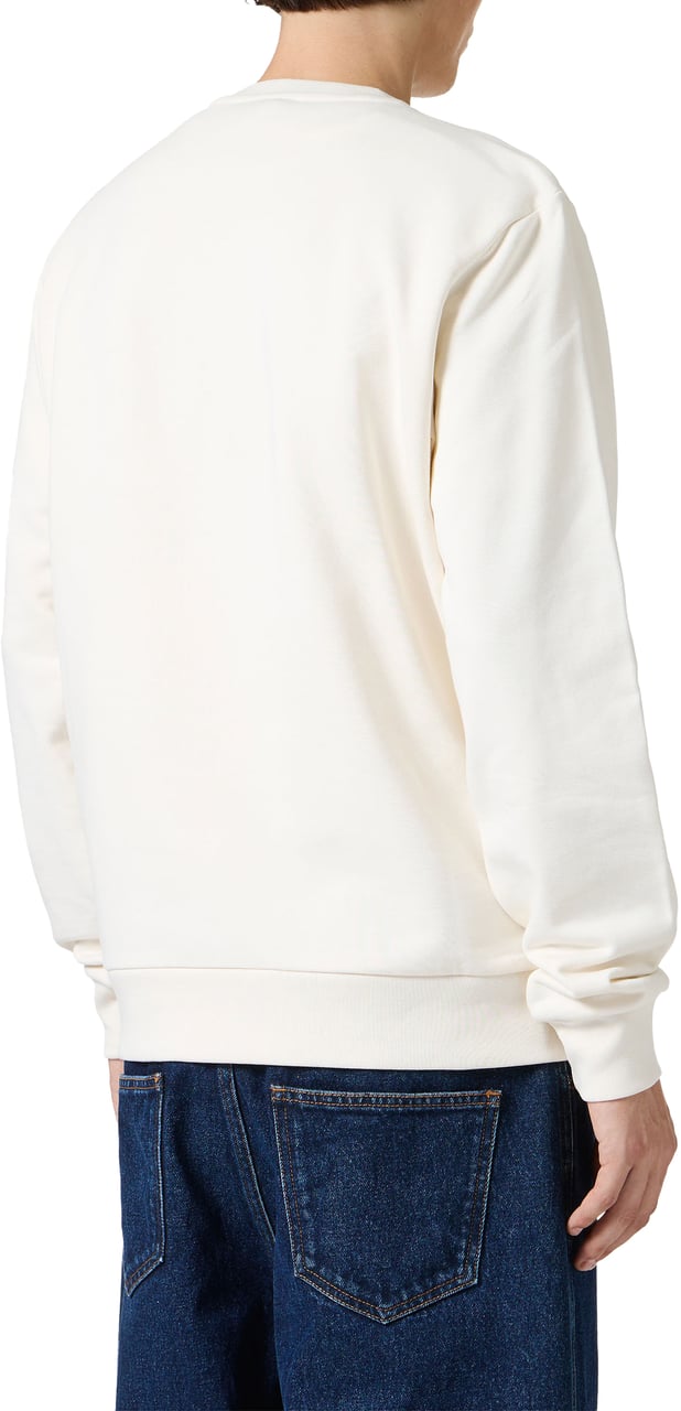 Iceberg Regular fit crewneck sweatshirt in dark grey with embroidered institutional Iceberg logo Wit