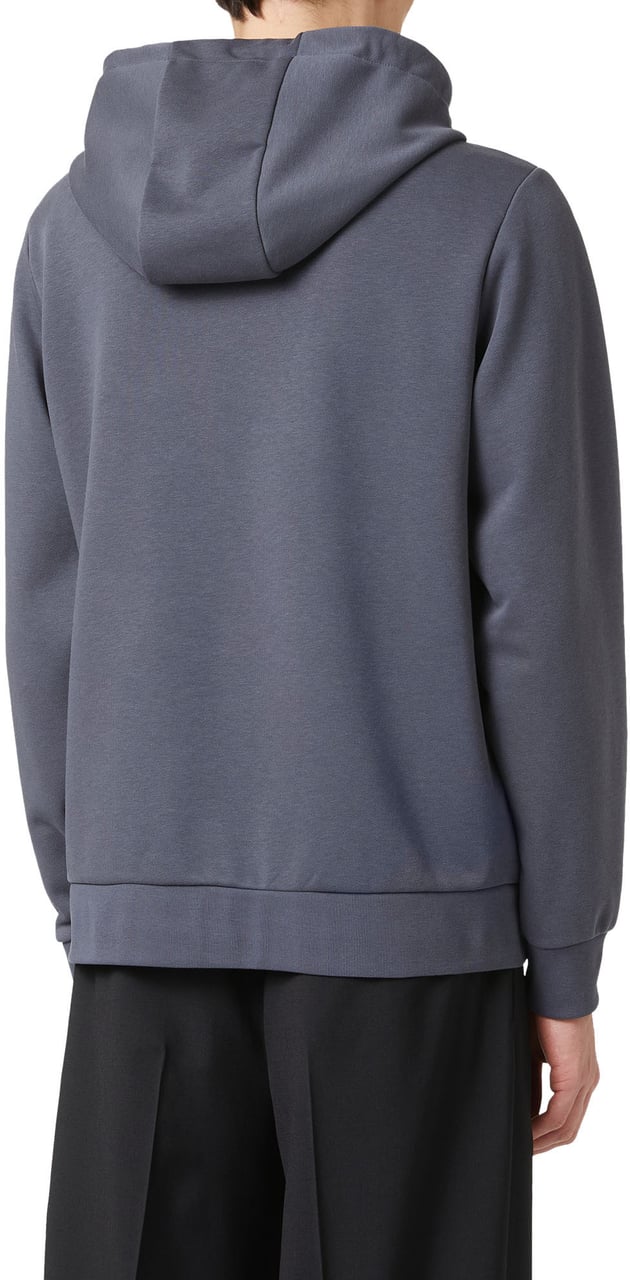 Iceberg Dark grey hoodie with SpongeBob patch and embroidered Iceberg logo Grijs