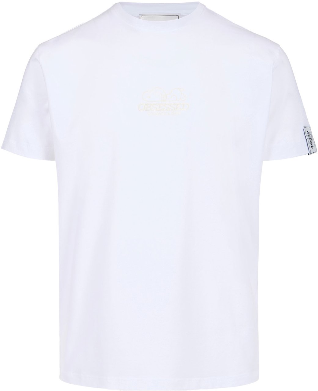 Iceberg Optical white slim fit T-shirt with Peanuts patch and embroidered Iceberg logo Wit