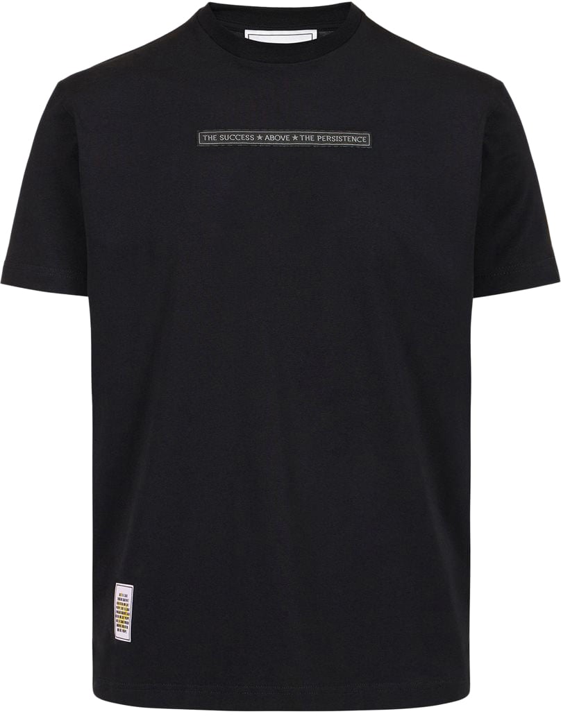 Iceberg Slim-fit black T-shirt with SpongeBob print on the back Zwart