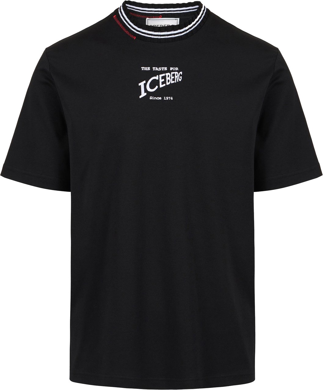 Iceberg Iconic and conscious: the black T-shirt that makes the difference Zwart