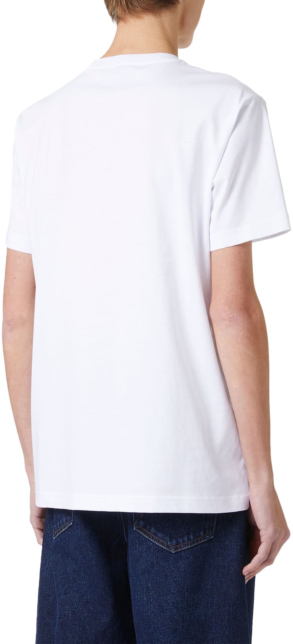 Iceberg Classic regular fit cotton jersey optic white T-shirt Wit