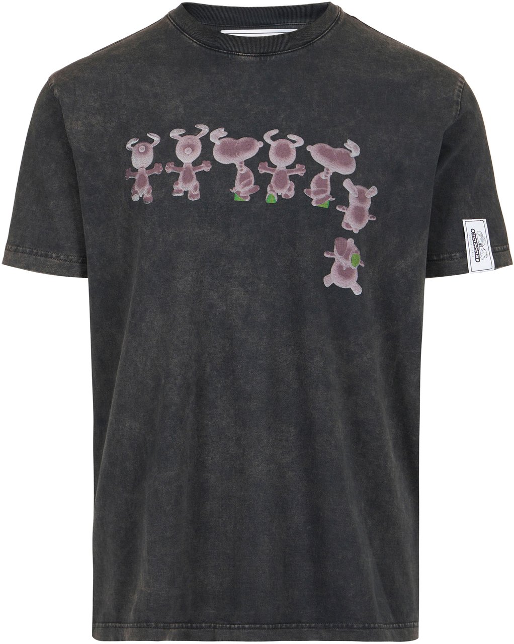 Iceberg Vintage spirit, contemporary irony: the Peanuts T-shirt in black Zwart