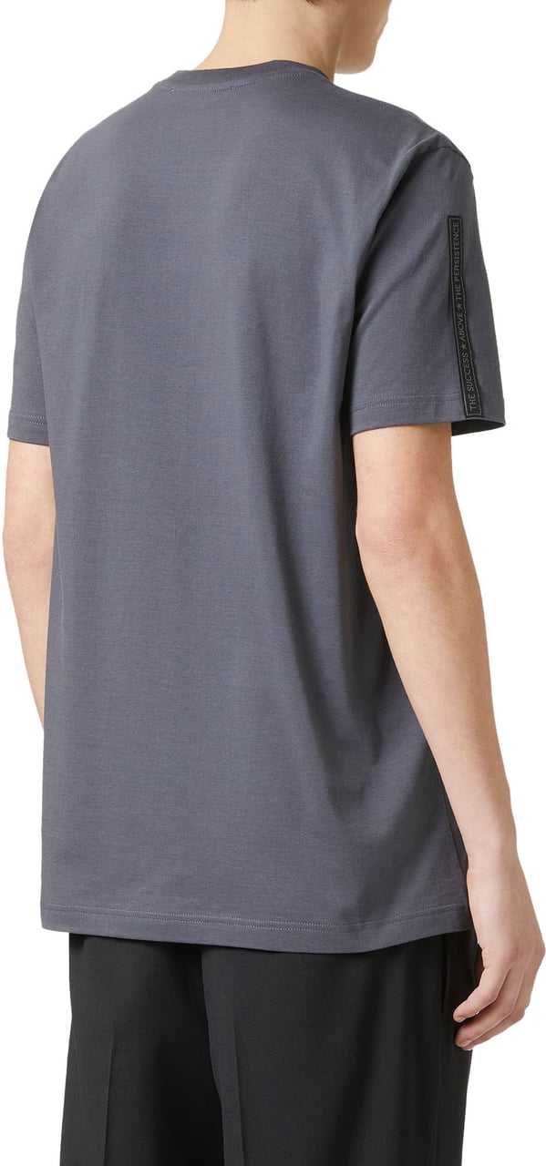 Iceberg Dark grey regular fit T-shirt with SpongeBob patch and Iceberg logo label Grijs