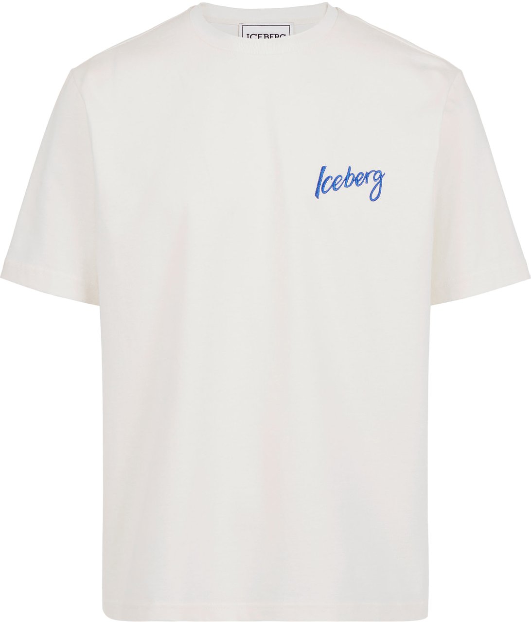 Iceberg Iconic and contemporary: the Iceberg Dinner T-shirt in vanilla Wit