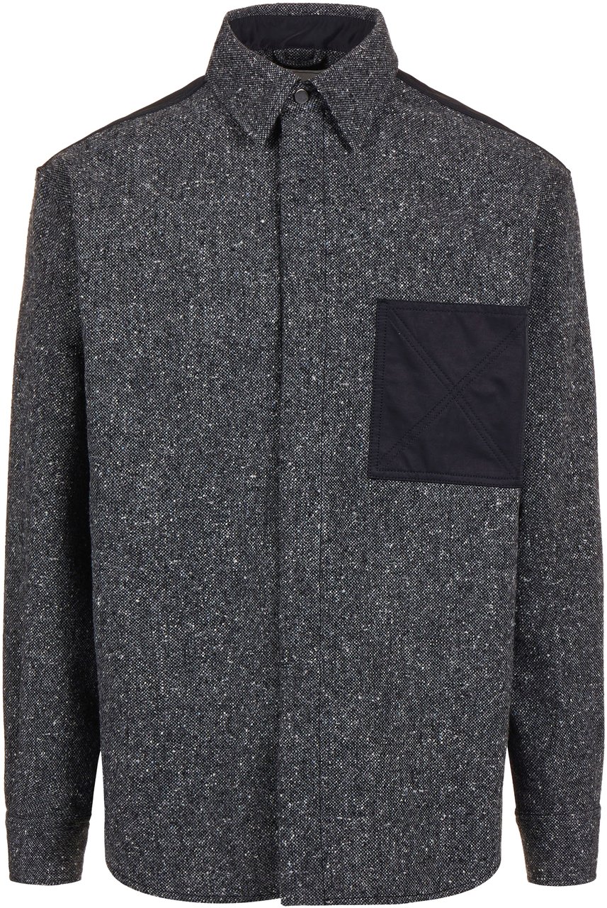Iceberg Utility couture: the oversized shirt in a material mix Divers