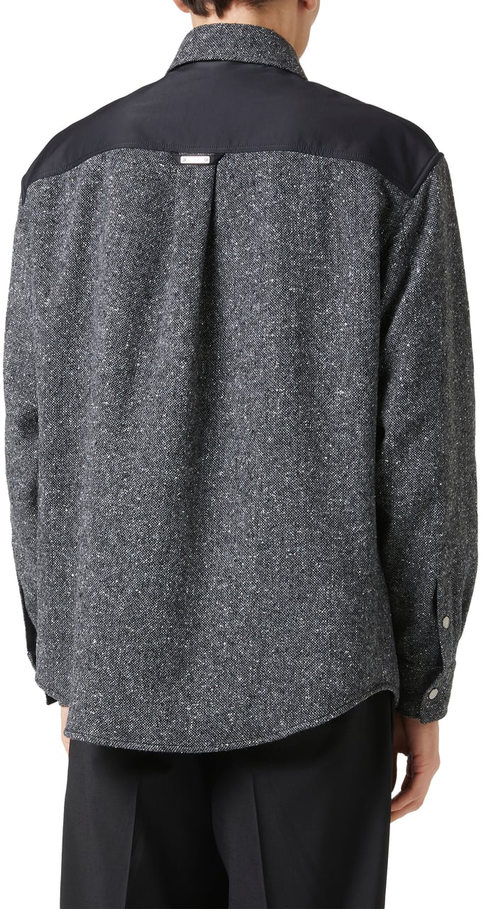 Iceberg Utility couture: the oversized shirt in a material mix Divers