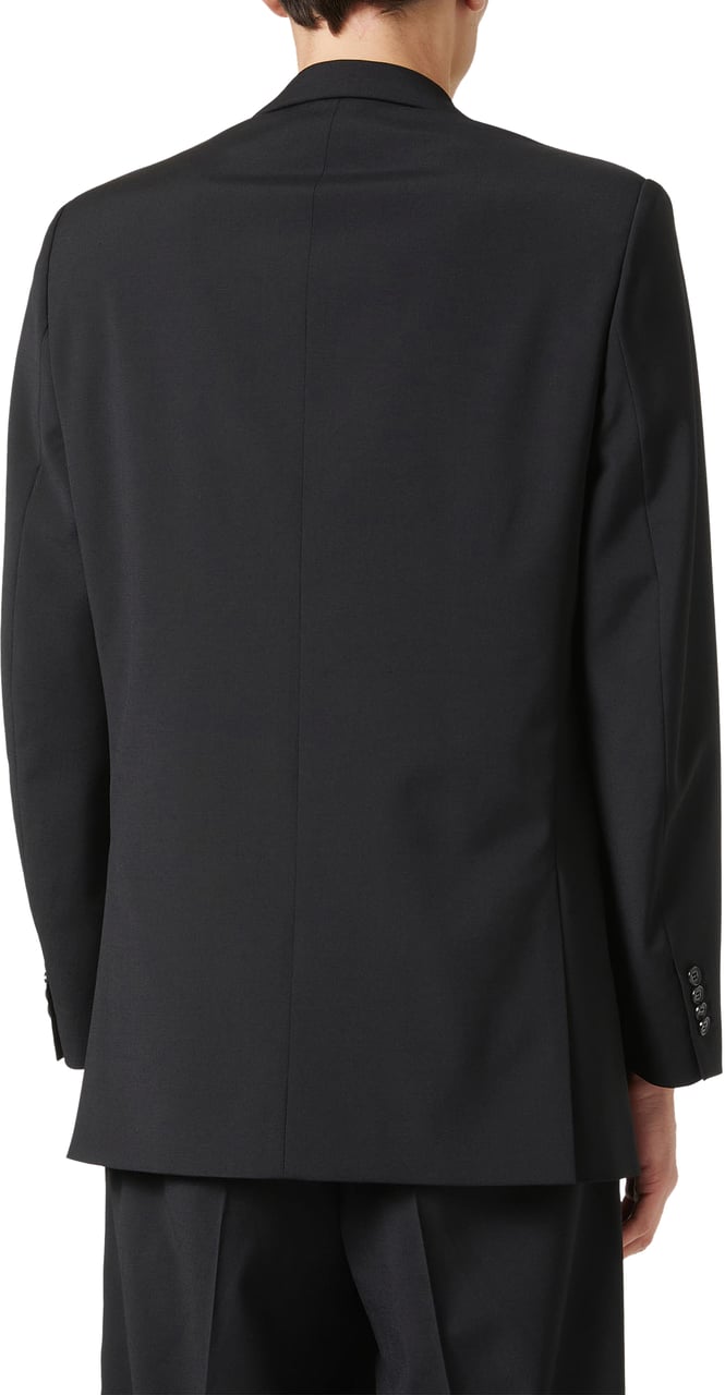 Iceberg Regular fit black jacket in cool wool Zwart
