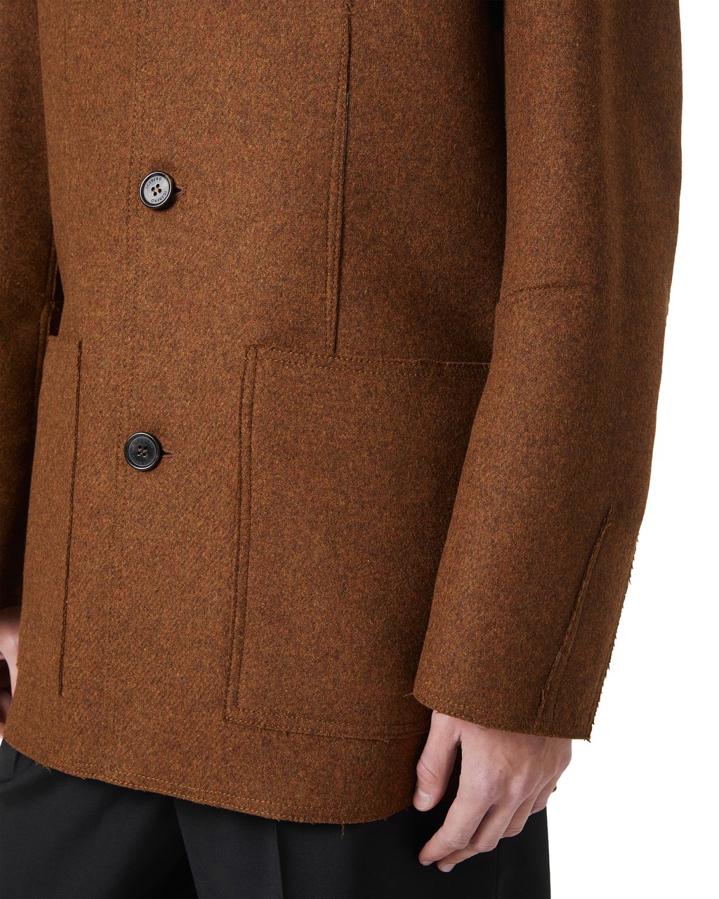 Iceberg Regular fit reversible jacket in double cloth: double style, maximum versatility Zwart