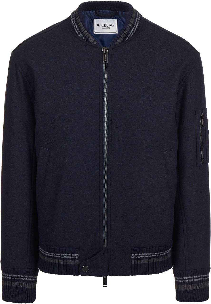 Iceberg Regular fit jacket in lightweight boucl�: refined texture, urban attitude Divers