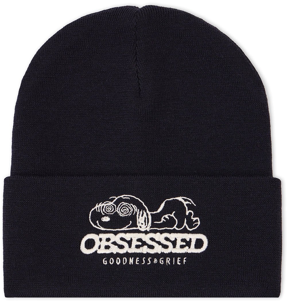 Iceberg Blue Merino Wool Hat: Iconic and Fun Blauw