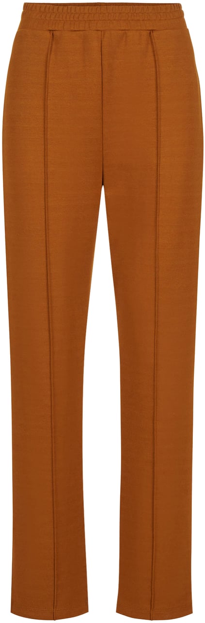 Iceberg Hazelnut scuba trousers with Symbol logo on the back Bruin