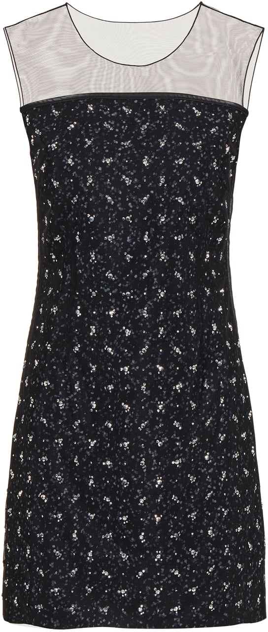 Iceberg New shape dress with black and grey background print in eco-true viscose Divers