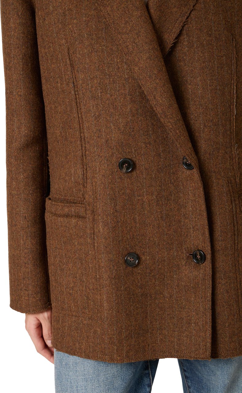 Iceberg Reversible double-breasted jacket in double-face cloth Zwart