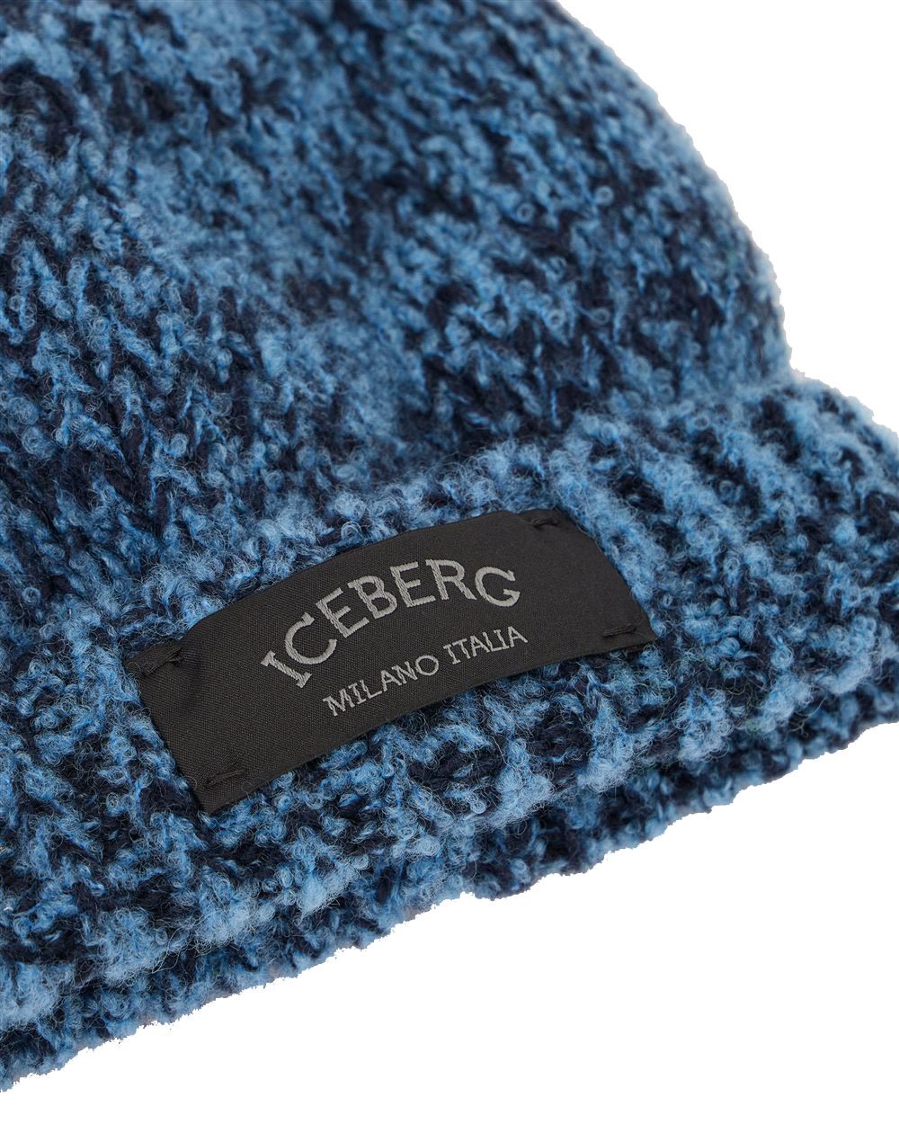 Iceberg Multicolor knitted hat with Iceberg sartorial label Divers