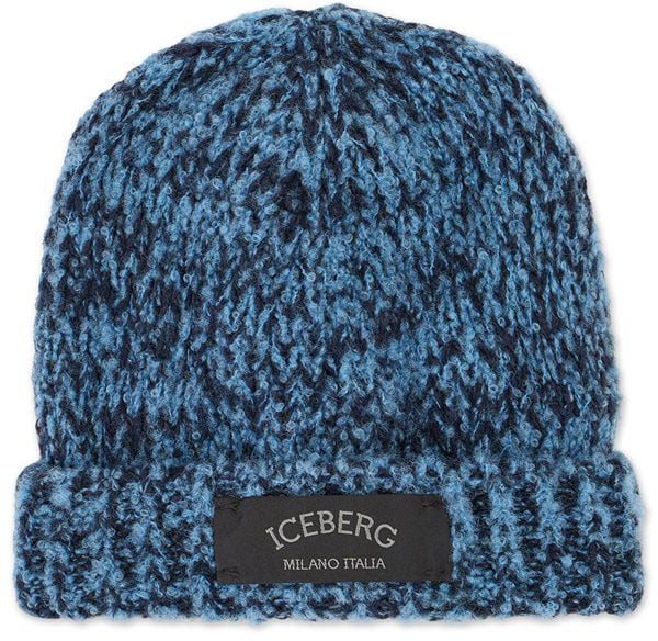 Iceberg Multicolor knitted hat with Iceberg sartorial label Divers