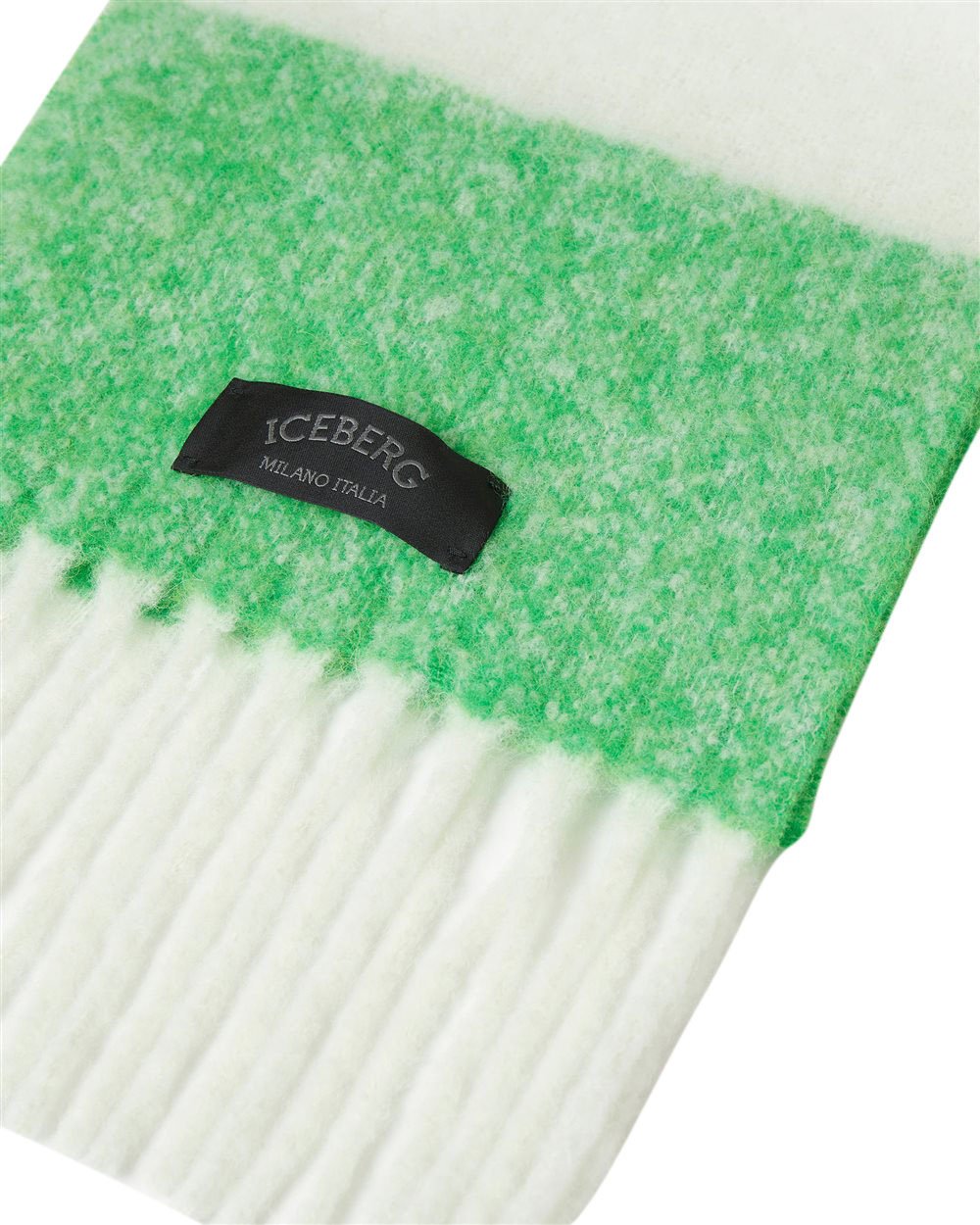 Iceberg Maxi multicolor scarf with fringes Divers