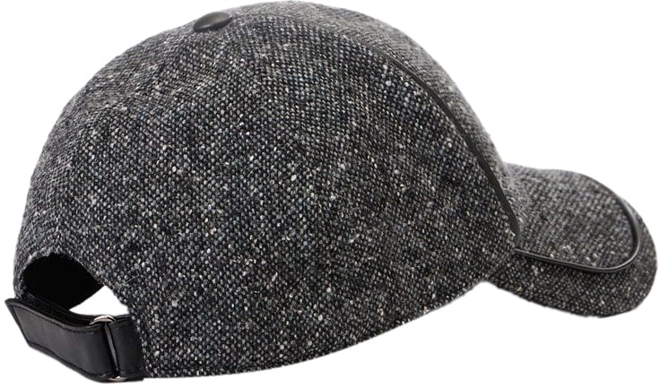 Iceberg Baseball cap in bouclé and leather Divers