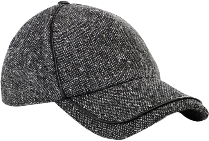 Iceberg Baseball cap in bouclé and leather Divers