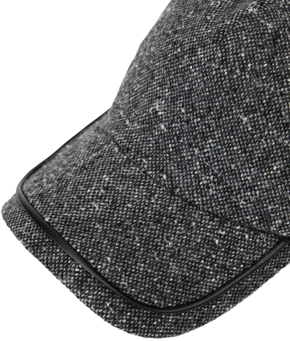 Iceberg Baseball cap in bouclé and leather Divers