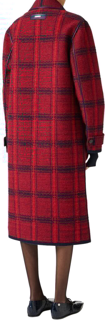 Iceberg Multicolored Regular-Fit Reversible Coat Zwart