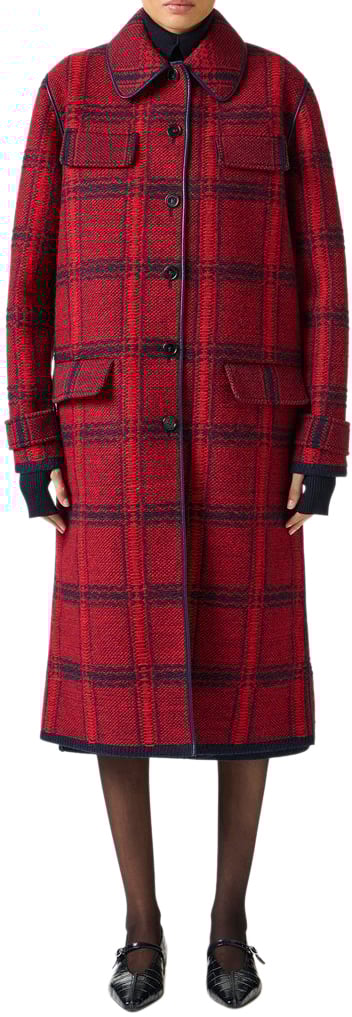 Iceberg Multicolored Regular-Fit Reversible Coat Zwart