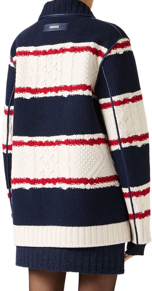 Iceberg Multicolor Regular-Fit Coat Zwart