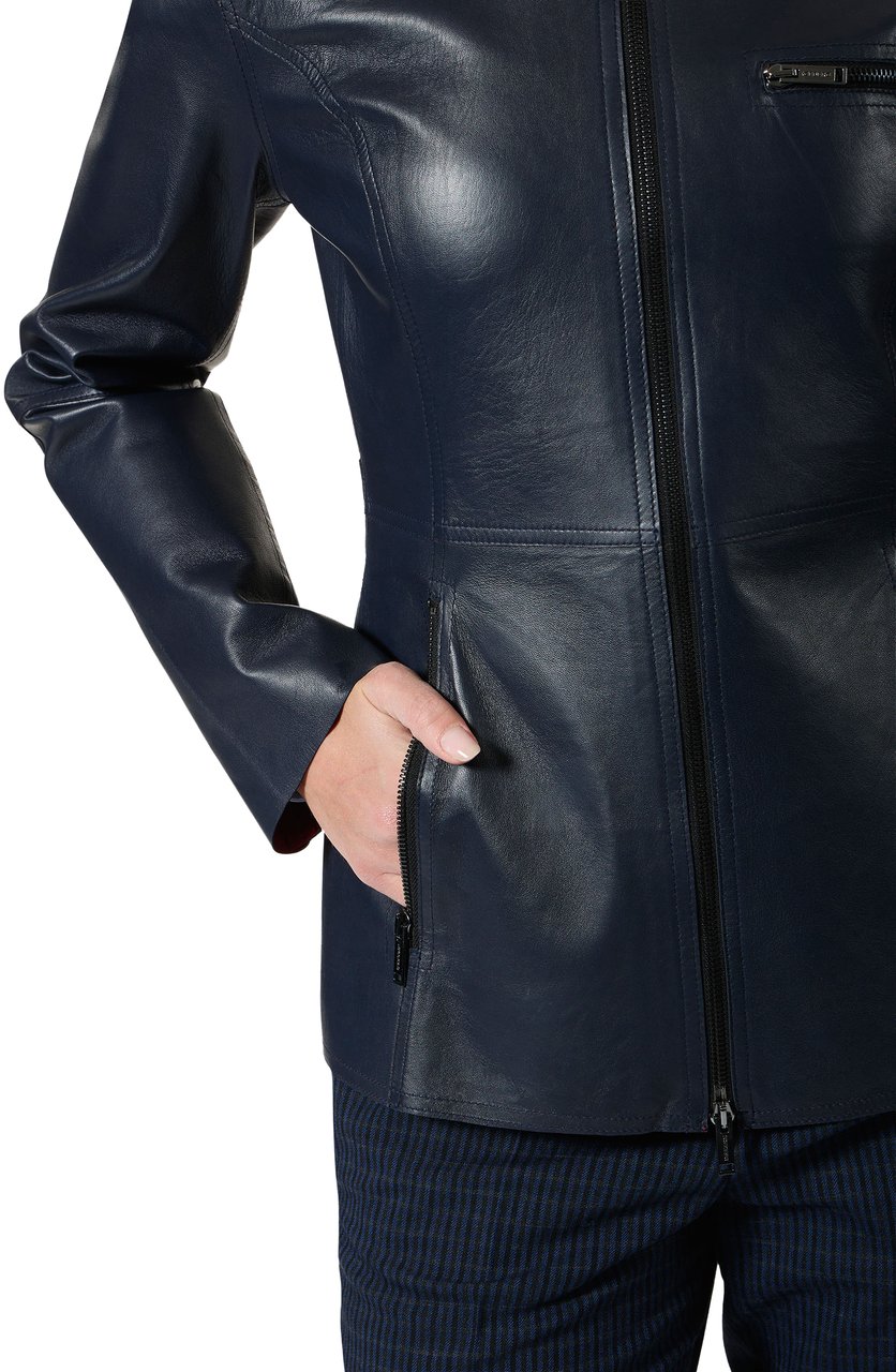 Iceberg Blue and black short coat Blauw