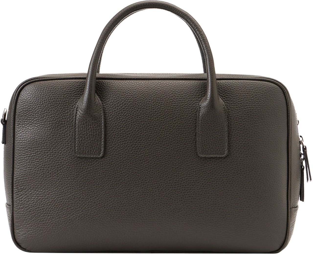 Iceberg Dark gray Prince leather shoulder bag with logo buckles and debossed Iceberg logo detail Grijs