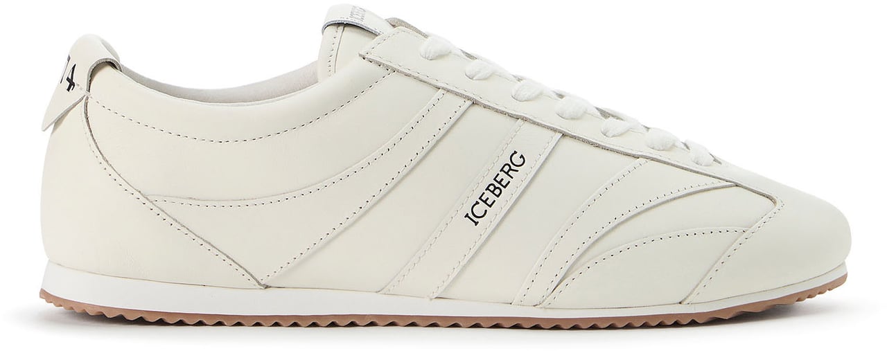 Iceberg Optic white sneakers with an essential design Wit