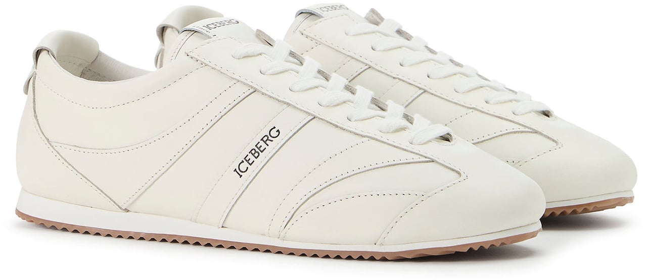 Iceberg Optic white sneakers with an essential design Wit