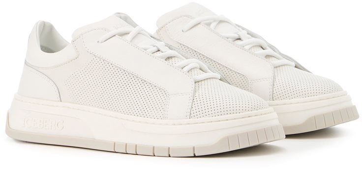 Iceberg Optic white low-top sneakers Wit