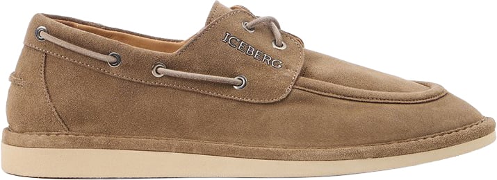 Iceberg Ecru lace-up shoes Wit