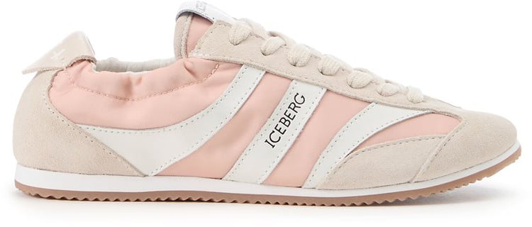 Iceberg Patterned sneakers with contrasting inserts Zwart