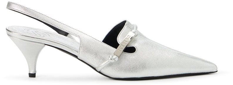 Iceberg Black sandals with tapered toe and low heel Grijs