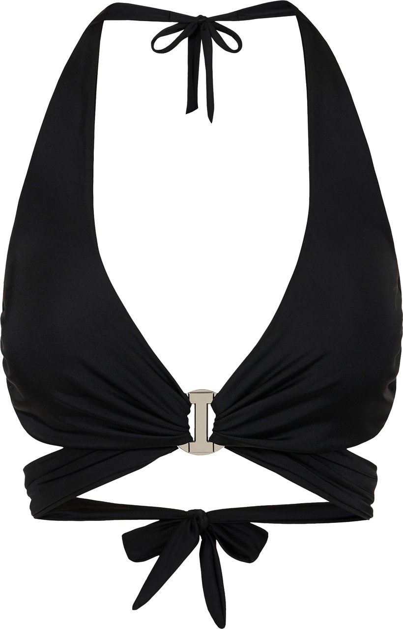 Iceberg Black bikini top with a center detail Zwart