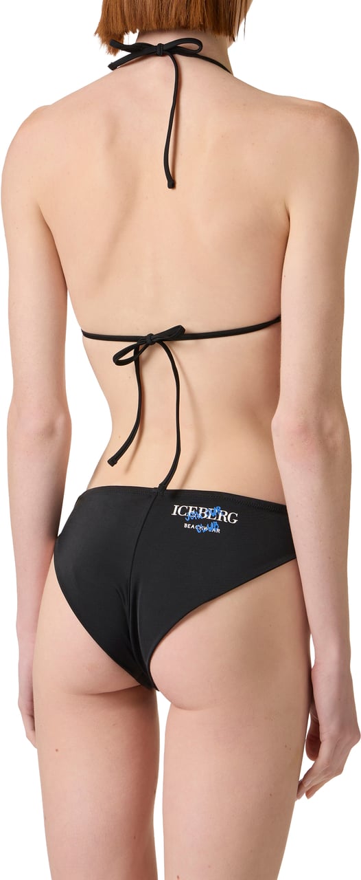 Iceberg Black bikini bottoms with a clean line for women Zwart