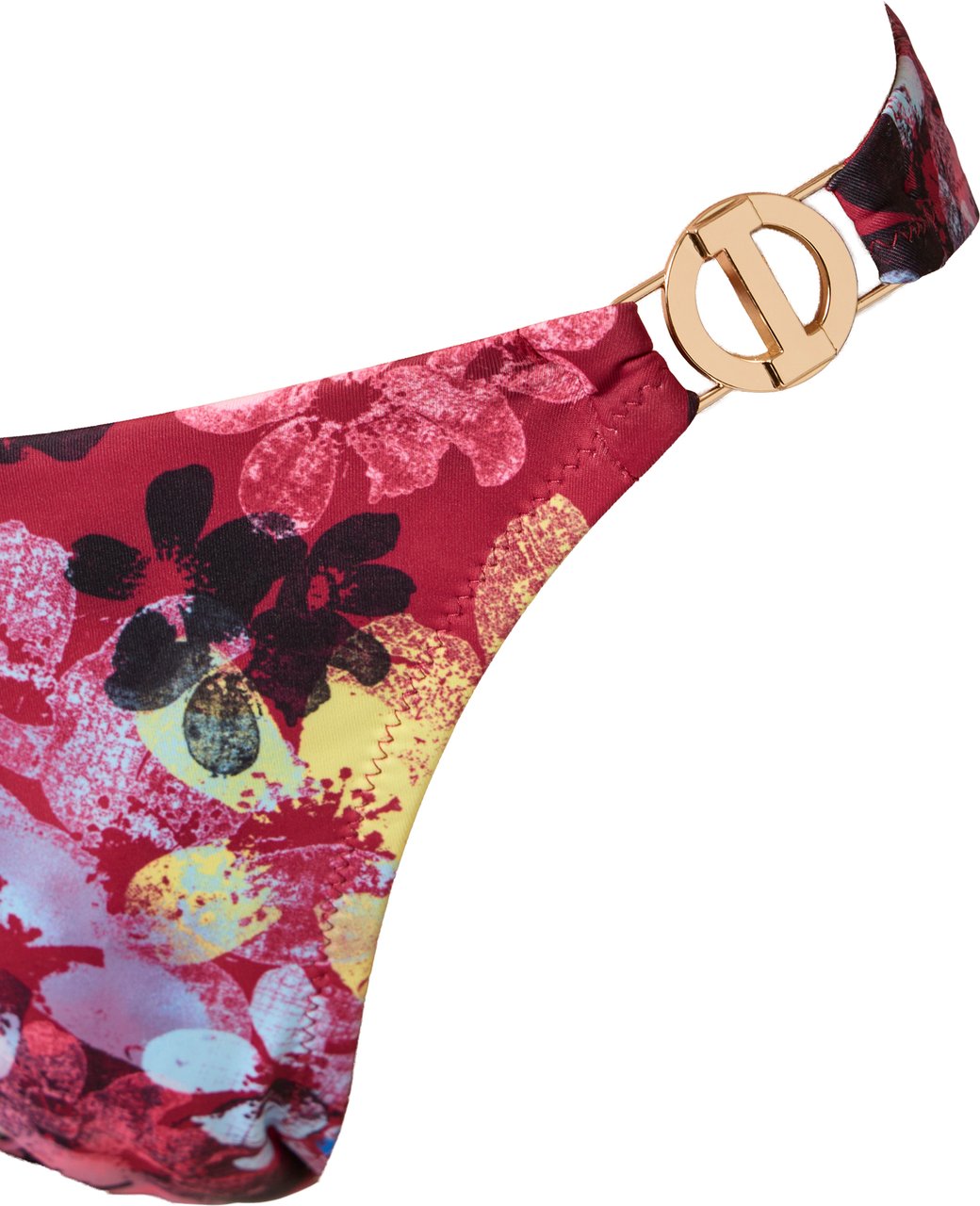 Iceberg Red floral print bikini bottoms for women Rood