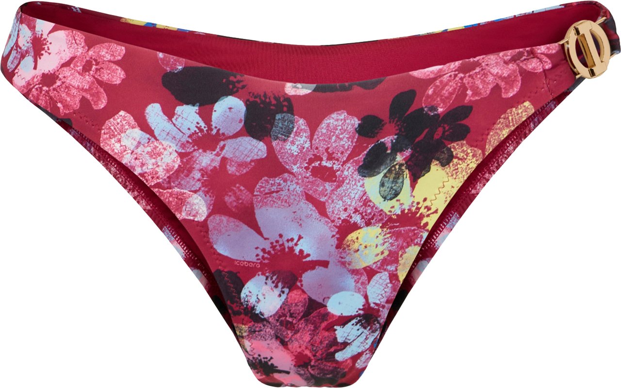 Iceberg Red floral print bikini bottoms for women Rood
