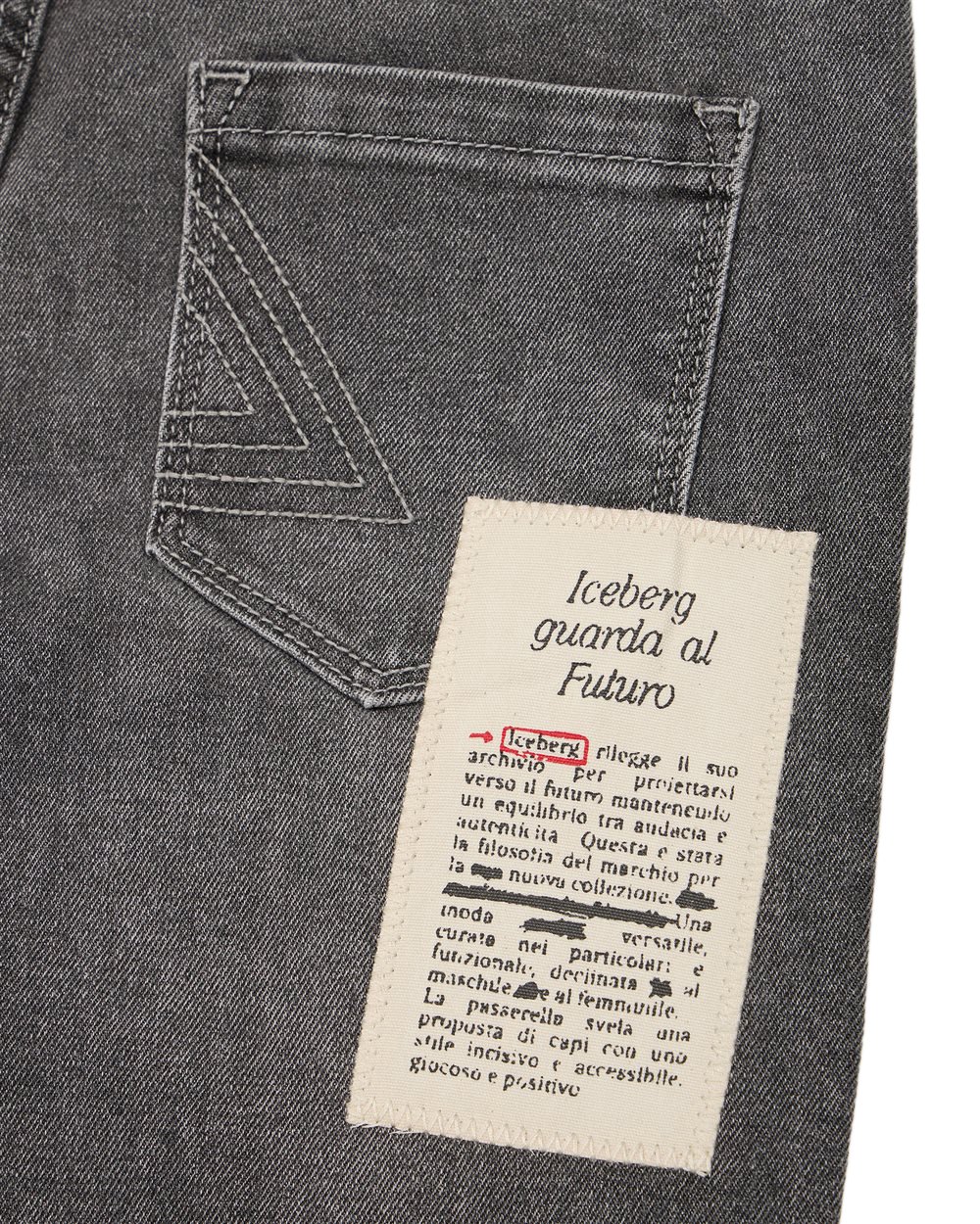 Iceberg KIDS - Faded gray 5-pocket pants for boys Grijs