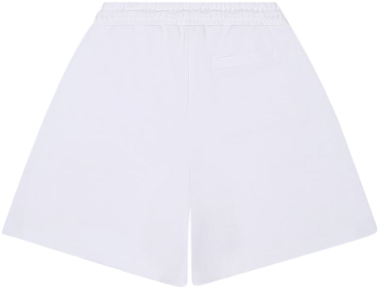 Iceberg KIDS - Optic white Bermuda shorts in fabric for boys Wit