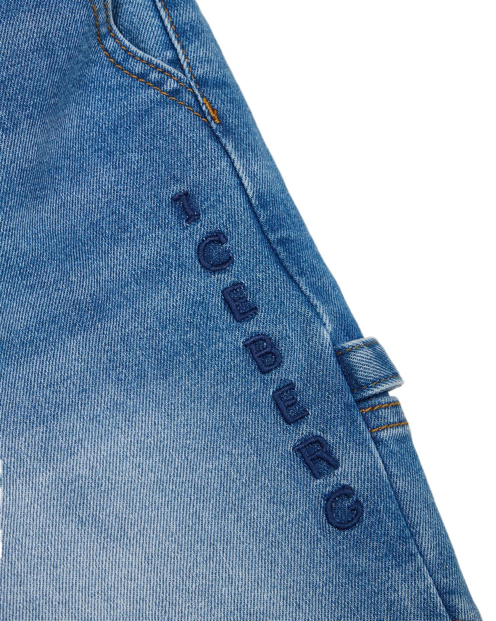 Iceberg KIDS - Indigo 5-pocket Bermuda shorts for boys Blauw
