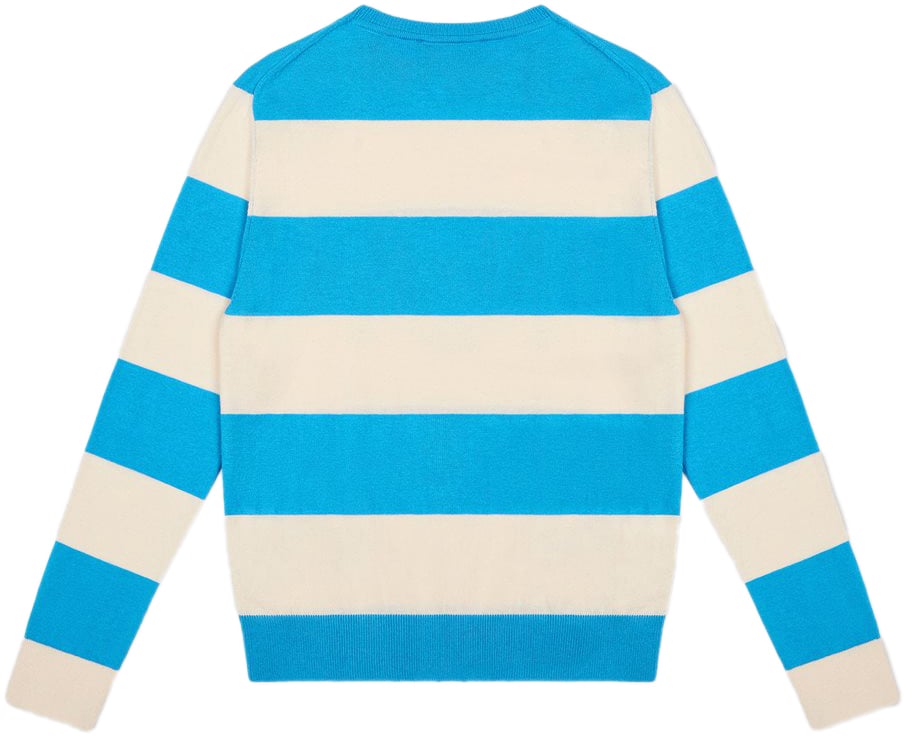 Iceberg KIDS - Light turquoise striped sweatshirt for boys Blauw