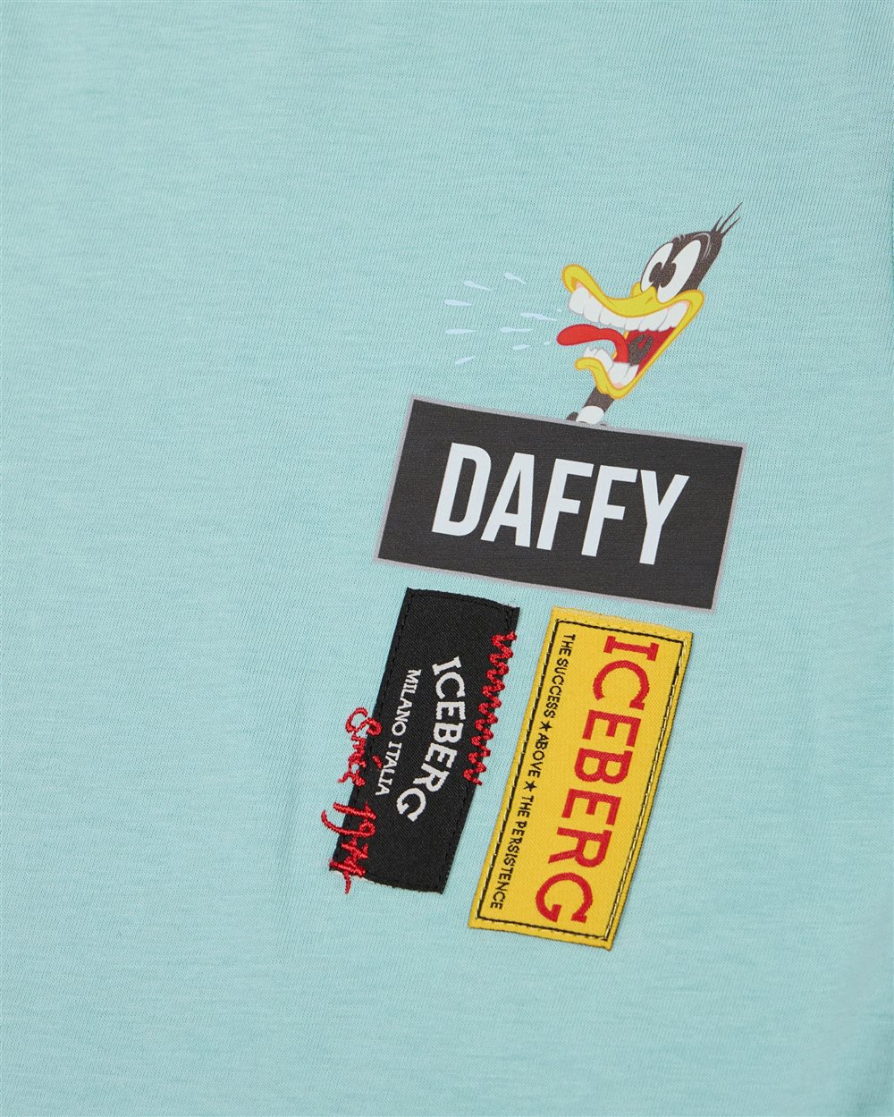 Iceberg KIDS - Green T-shirt for boys with graphic print Groen