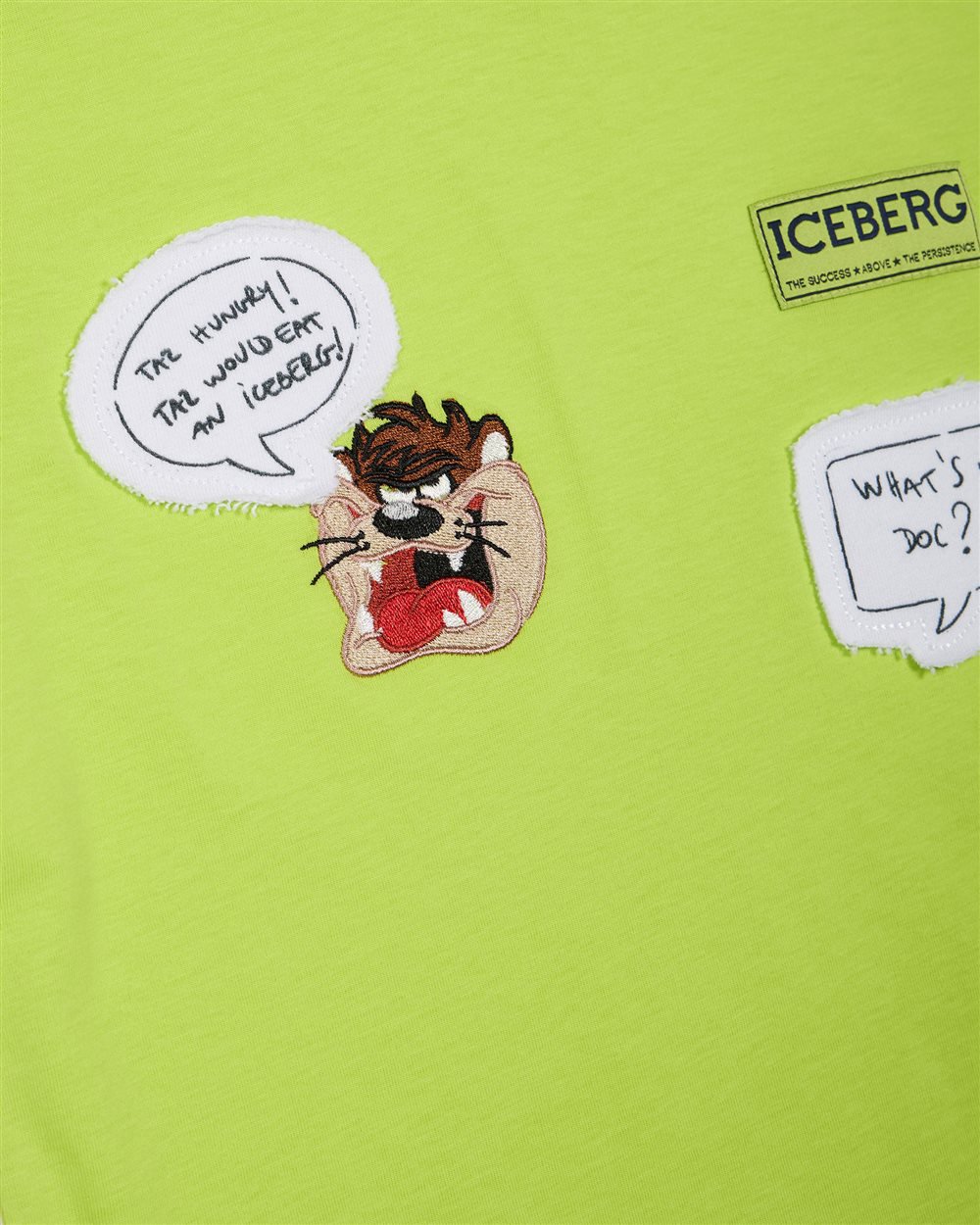 Iceberg KIDS - Apple green T-shirt for boys with print Groen
