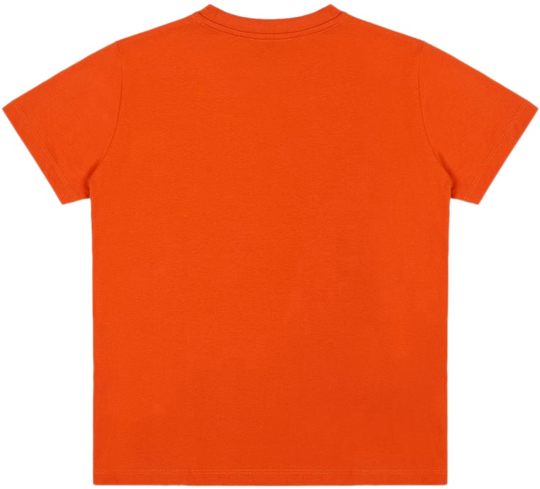 Iceberg KIDS - Bright orange T-shirt for boys with print Oranje