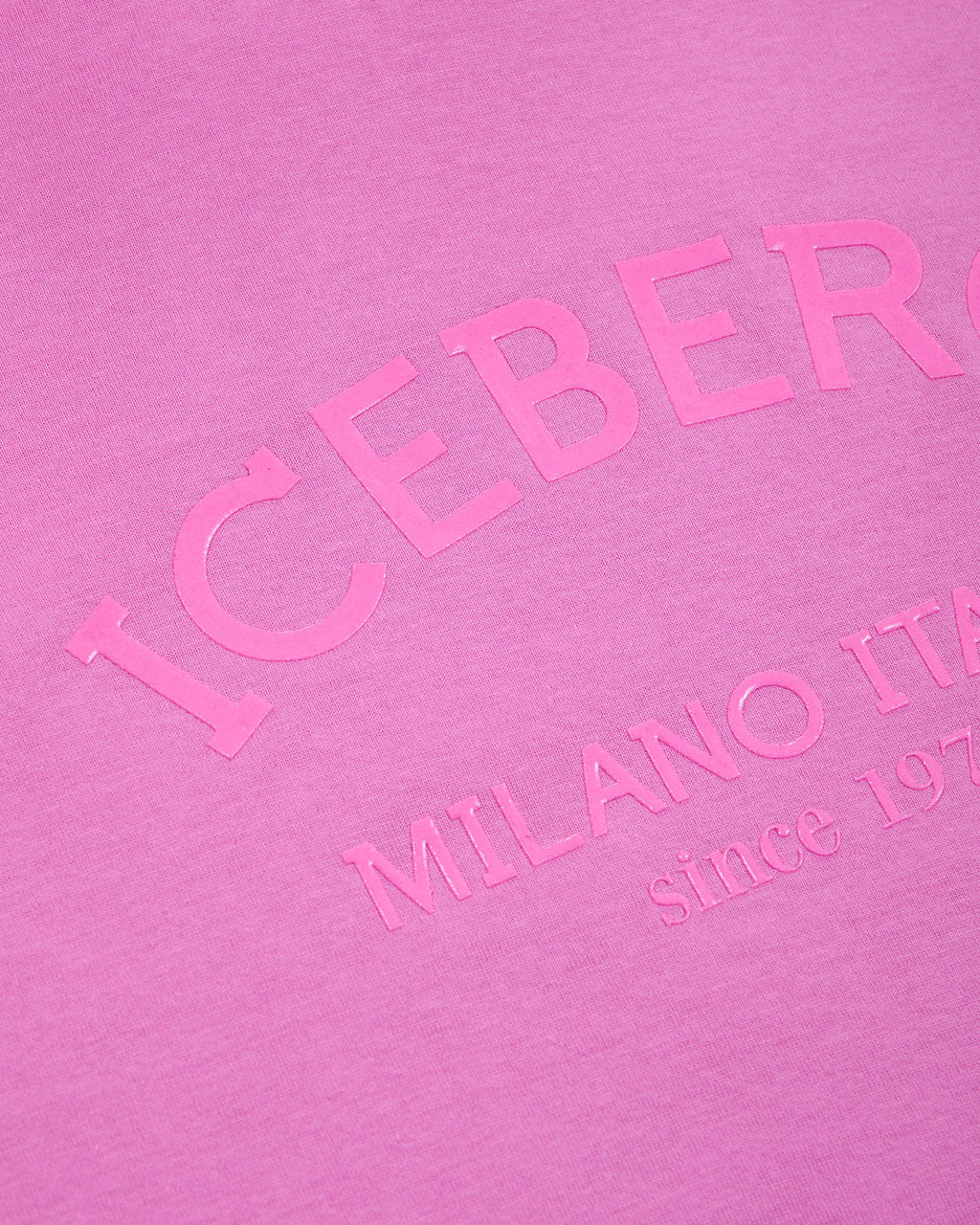 Iceberg KIDS - Violet T-shirt for boys with front logo Paars